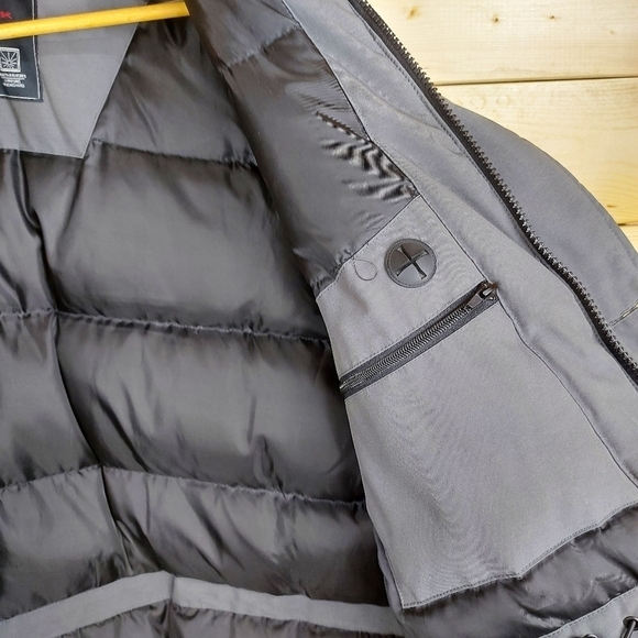 Alpinetek Parka down insulated men's winter coat Big and Tall size 3XL (56) - Picture 8 of 13